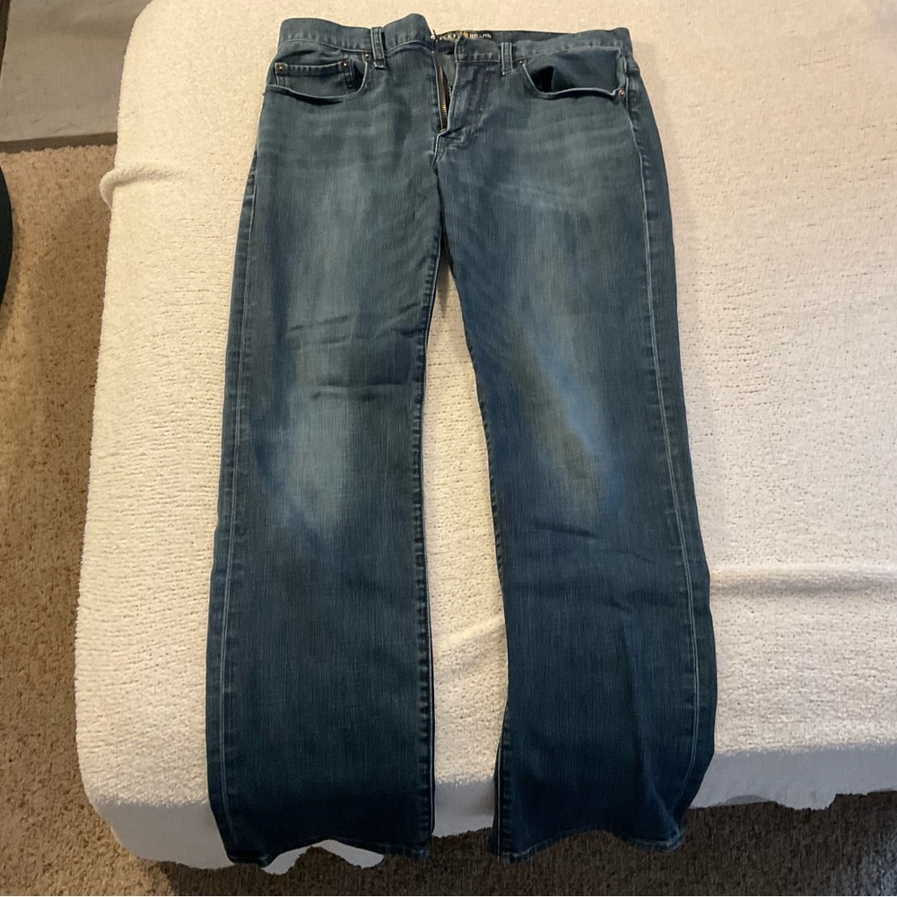Men’s Lucky Brand 121 Heritage Slim Dark Wash Jeans 32x30
